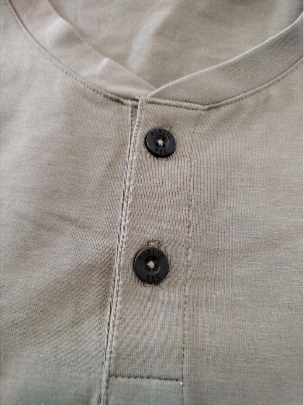 NWT $68 Public Rec Go-To Henley Shirt Men’s XXL Cypress Green Short Sleeve - Picture 6 of 11